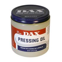 Óleo para alisar o cabelo DAX 213 ml com óleo de coco e óleo de rícino