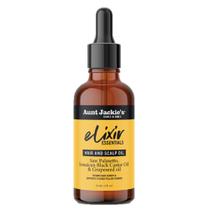 Óleo para cabelo e couro cabeludo Aunt Jackie's Elixir Essentials 60 ml