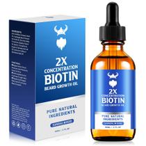 Óleo para Crescimento de Barba MistySprite - 2x Concentração de Biotina - 60ml