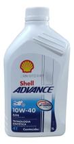 Oleo para moto shell advance 4t ax6 10w-40 (sl/ma2)