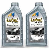 Óleo Para Motores 10W-40 API SP Semissintético Lubel 1 Litro - 2 Unidades