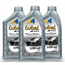 Óleo Para Motores 10W-40 API SP Semissintético Lubel 1 Litro - 3 Unidades