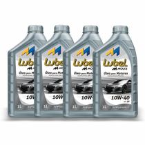 Óleo Para Motores 10W-40 API SP Semissintético Lubel 1 Litro - 4 Unidades