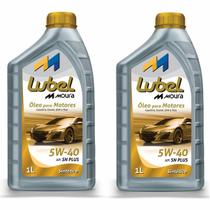 Óleo Para Motores 5W-40 API SN Plus Sintético Lubel 1 Litro - 2 Unidades