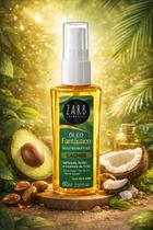 Óleo para os cabelos fantástico zarb, 60ml, nutrição e brilho, repara o frizz, várias fragrâncias. fragrância:cachos 60m