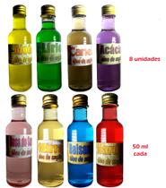 Óleo para unção kit 8 unidades 50 ml perfumados