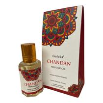Óleo Perfumado Indiano Goloka Chandan com 10 ml