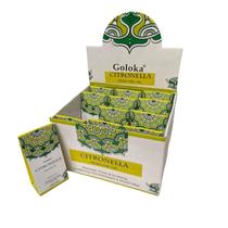 Óleo Perfumado Indiano Goloka Citronela 10 Ml Caixa Com 12