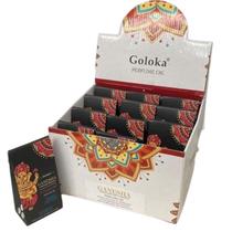 Óleo Perfumado Indiano Goloka Ganesha 10 ml caixa com 12