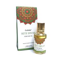 Óleo Perfumado Indiano Goloka Sete Ervas 10ml