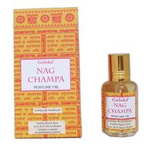 Óleo Perfumado Nag Champa Goloka Energia Da Meditação