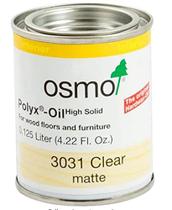 Óleo Polyx Osmo para Manchas Domésticas 3031 Transparente Fosco 125ml