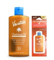 Óleo protetor solar Vacation Chardonnay SPF 30 100mL com purificador de ar