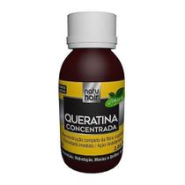 Oleo queratina concentrada 60ml vegano reconstrucao capilar - NATUHAIR