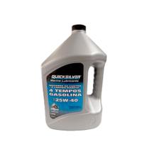 Óleo Quicksilver 25w40 4t Mercruiser Gas Galão 4 Litros