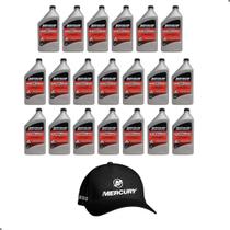 Óleo Quicksilver TCW3 Orig 1 Litro Kit C/20 + Boné Mercury Óleo Quicksilver TCW3 Orig 1 Litro Kit C/20 + Boné Mercury