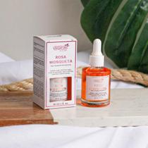 Óleo Revitalizante Facial Rosa Mosqueta 30 Ml - Vegetal do Brasil Suaviza Cicatrize, Estrias, Linhas de Expressão e Ruga
