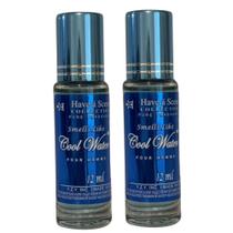 Óleo Roll On E de B Cool Water Pour Homme 12ml Kit com 2 Óleo Roll On E de B Cool Water Pour Homme 12ml Kit com 2