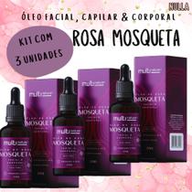 Oleo Rosa Mosqueta Facial Corporal Multinarure 30 ml Pct c/3