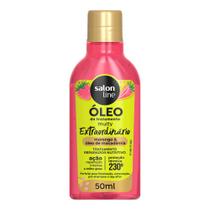 Óleo Salon Line Extraordinário Morango e Óleo de Macadâmia Tratamento Reparador Nutritivo 50ml