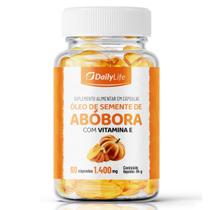 Óleo Semente Abóbora Vitamina E 60 Cápsulas Sem Glúten Uso Adultos DailyLife