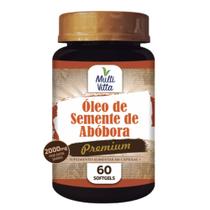 Óleo Semente de Abóbora 2000mg com 60 cápsulas Multivitta Óleo Semente de Abóbora 2000mg com 60 cápsulas Multivitta