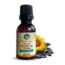 Óleo Semente de Girassol 100% natural - Nutrição capilar, cuidados com a pele e massagem terapêutica - Oleoterapia Brasil