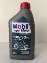 Óleo semissintético para motocicleta MOBIL SUPER MOTO - 10W-30MX - 1 litro.