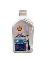Óleo Shell 10w30 Moto 4t Advance Ax6 Semi Sintético 1 L