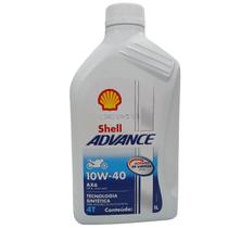 Óleo Shell Advance Ax7 10w40 4t Semissintético Jaso Ma2 1L