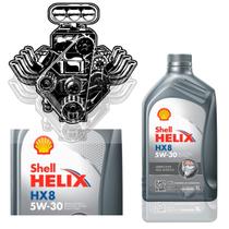 Oleo Shell Helix HX8 5w30 AF Sintético 1 Litro para Motores a Gasolina, Etanol, Flex e GNV