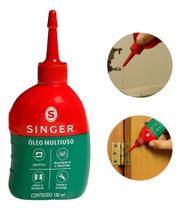 Óleo Singer 100ml Lubrificante Multiuso Máquina Costura Motor Preciso Portátil Artesanato Mecânica Doméstico