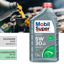 Oleo Sintético Mobil Super Lubrificante Carro Original 5w30