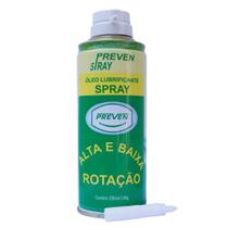 Óleo Spray Lubrificante Baixa e Alta Rotação 200 ML - Preven Óleo Spray Lubrificante Baixa e Alta Rotação 200 ML - Preven
