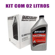 Óleo TCW3 Quicksilver 2 Tempos Motor de Popa Kit Com 2 Lts