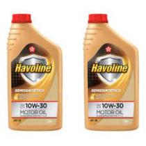 Óleo Texaco Havoline 10w30 Semi Sintético Carro kit 2L