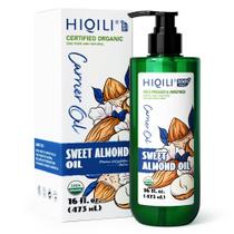 Óleo transportador de amêndoa doce HIQILI 473ml orgânico sem perfume Óleo transportador de amêndoa doce HIQILI 473ml orgânico sem perfume