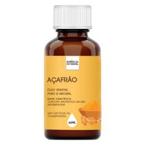 Óleo Vegetal Açafrão 60Ml - Aromaterapia Natural E Puro - Essência Do Brasil