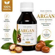Óleo Vegetal De Argan 100ml Puro Natural Para Cabelos Pele E Barba Uso Cosmético Óleo Vegetal De Argan 100ml Puro Natural Para Cabelos Pele E Barba Uso Cosmético