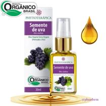 Óleo Vegetal de Semente de Uva (Orgânico) 30ml - Phytoterápica