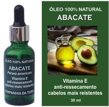 Óleo Vegetal Natural De Abacate Companhia Da Terra 30 Ml