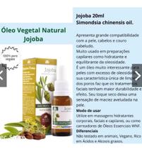 Óleo Vegetal Puro Jojoba Face & Cabelos WNF 20ml