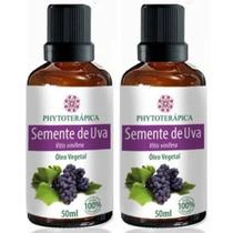 Oleo Vegetal Semente De Uva 50ml - Puro Phytoterapica - Kit 2 Unidades