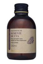 Óleo Vegetal Semente de Uva carreador para aromaterapia 120mL Via Aroma