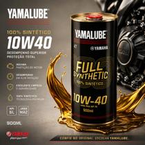 Óleo yamalube 10w40 4t 100% sintético full synthetic 900ml api sl jaso ma2 Óleo yamalube 10w40 4t 100% sintético full synthetic 900ml api sl jaso ma2