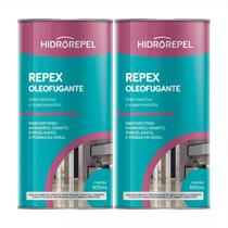 Oleofugante Repex 900ml Hidrorepel - Impermeablizante Kit C/ 2
