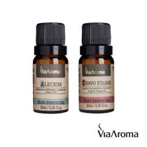Óleos Essenciais Alecrim + Cravo Via Aroma Puro Aromaterapia