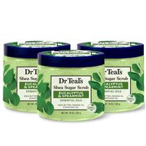 Óleos essenciais de eucalipto e hortelã Sugar Scrub Dr. Teal's 570mL
