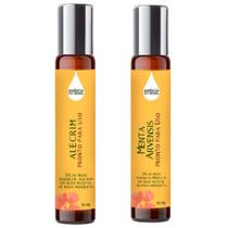 Óleos Essenciais Prontos Alecrim e Menta Roll On 10ml