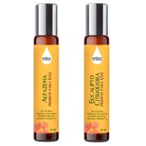 Óleos Essenciais Prontos Alfazema e Eucalipto Roll On 10ml Óleos Essenciais Prontos Alfazema e Eucalipto Roll On 10ml